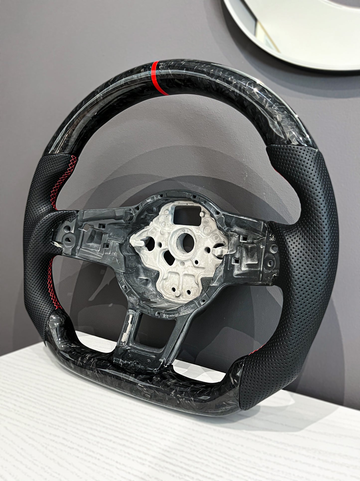 VW GOLF-7 / POLO / SCIROCCO CARBON FIBER STEERING WHEEL